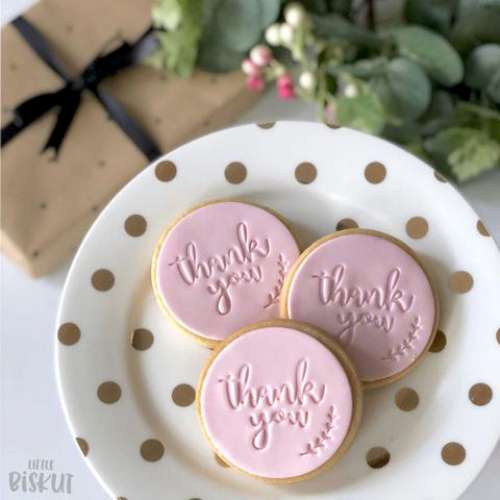 Cookie Stamp Embosser - Thank You #2 - Click Image to Close